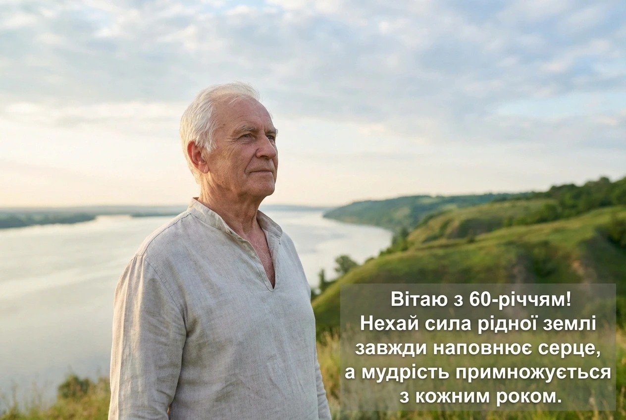 з ювілеєм 60 мужчині патріотичні