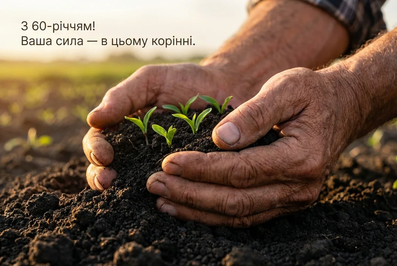 з ювілеєм 60 мужчині патріотичні