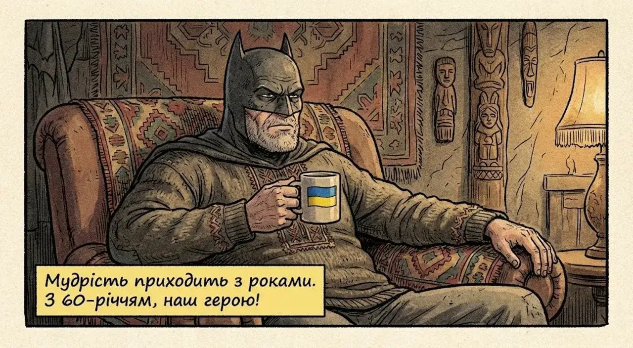 Патріотичні привітання мужчині з ювілеєм 60 років