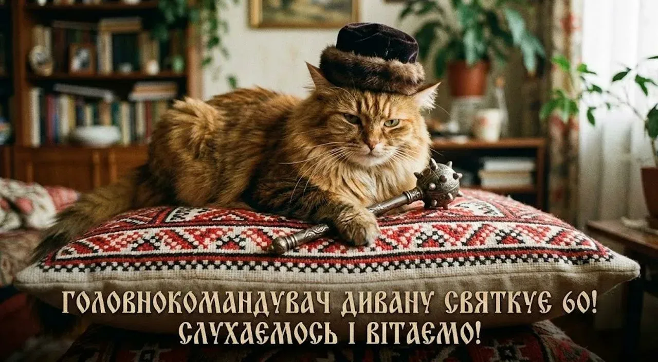 Патріотичні привітання мужчині з ювілеєм 60 років