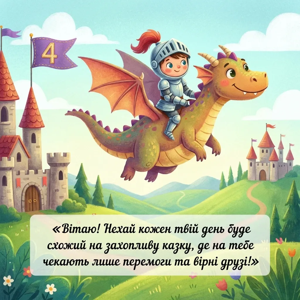 з днем народження 4 роки