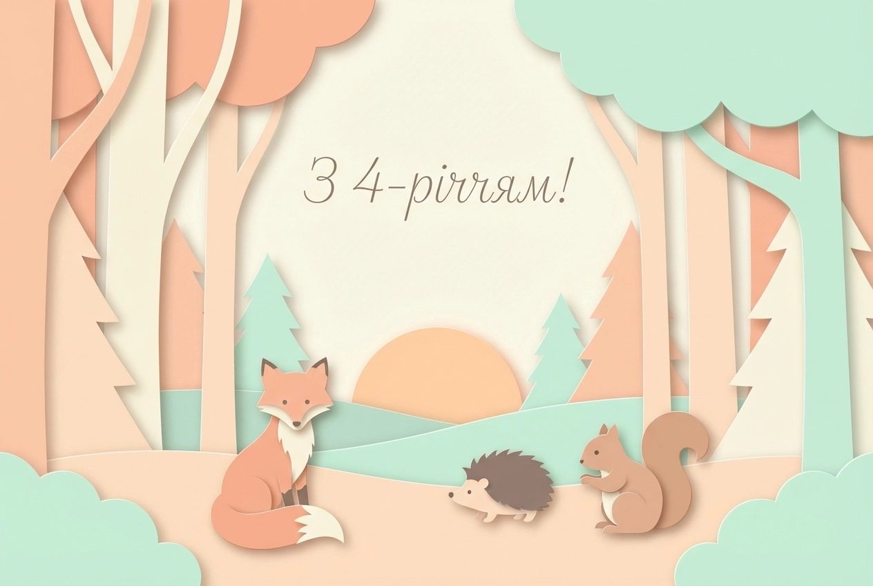 з днем народження 4 роки