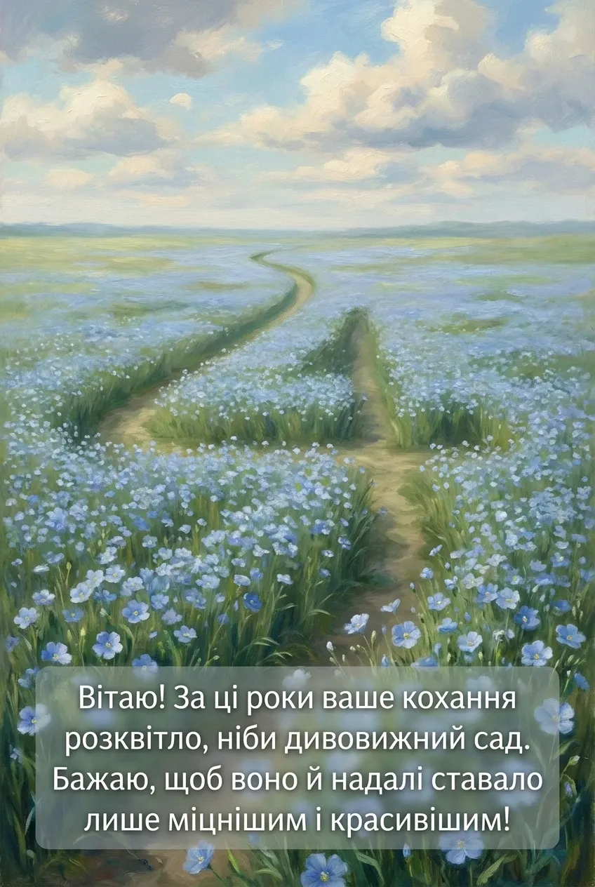 короткі привітання 4 роки весілля картинки