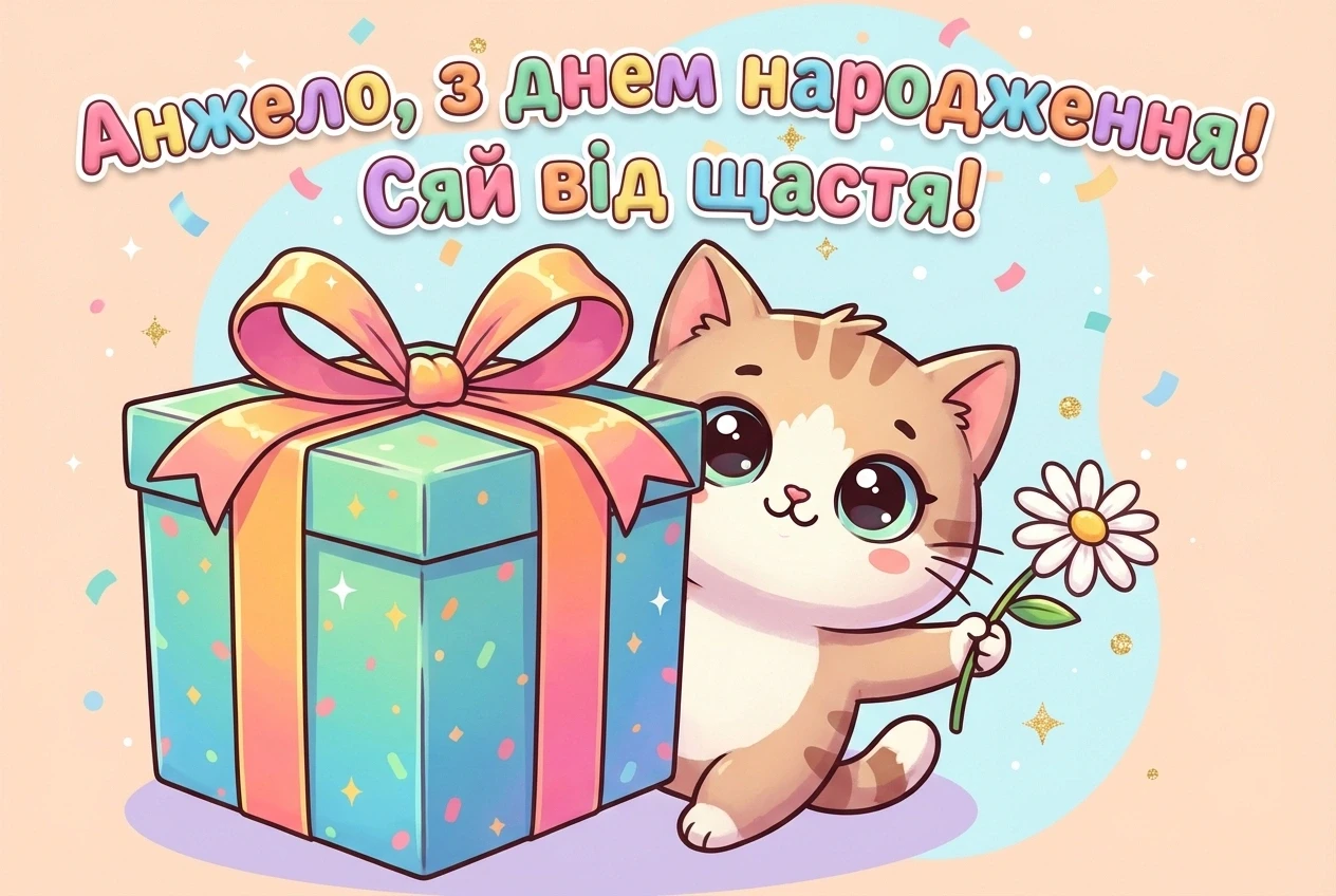 Анжела з днем народження