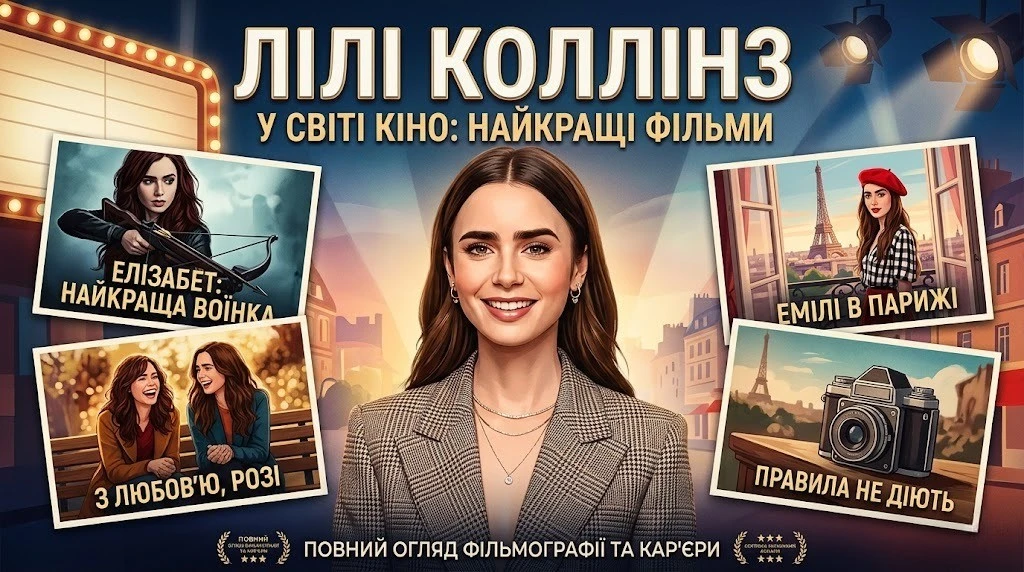Найкращі фільми Лілі Коллінз на будь-який настрій