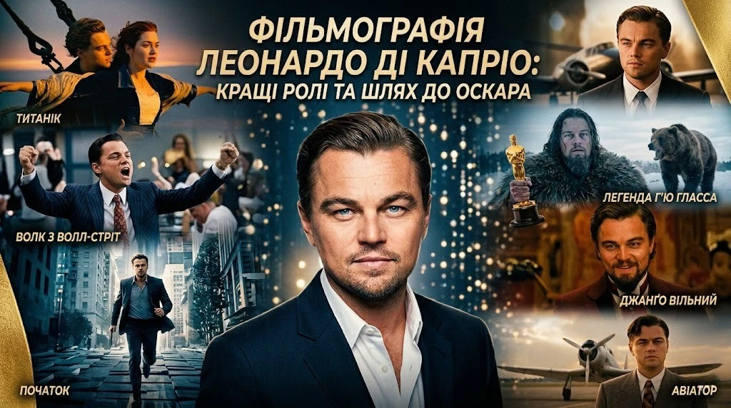 Фільми Леонардо Ді Капріо: повна добірка для перегляду