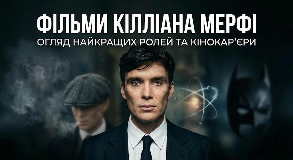 Найкращі фільми Кілліана Мерфі за всю кар’єру