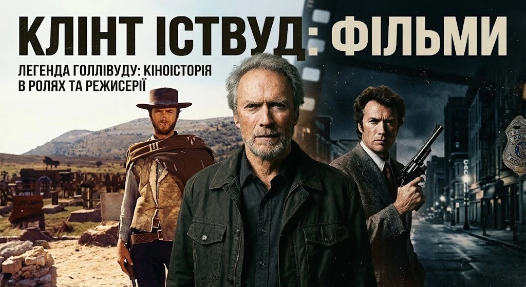 Найвідоміші фільми Клінта Іствуда в одній добірці