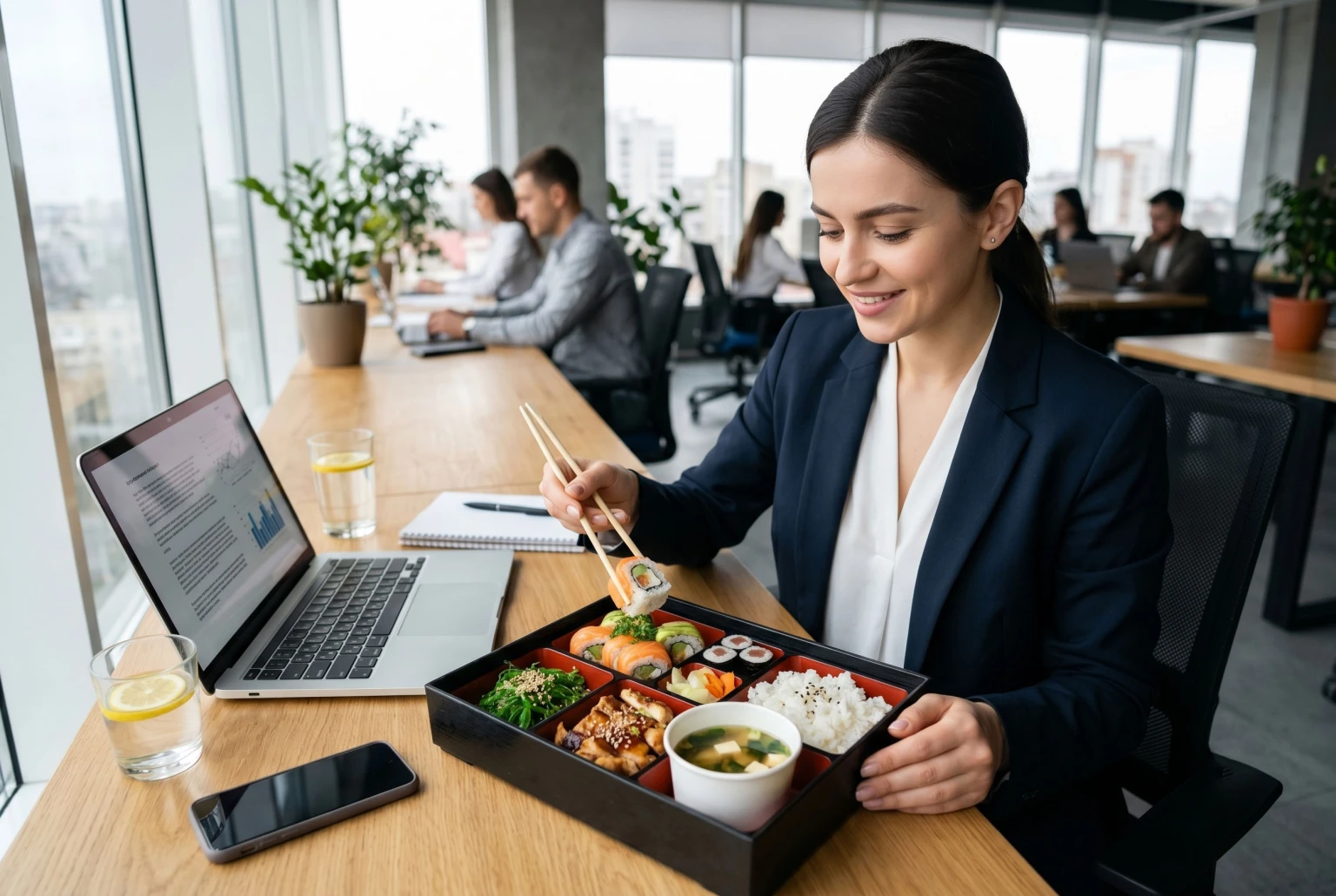 Бізнес-ланч із японських страв: чому офісні працівники обирають саме цей формат