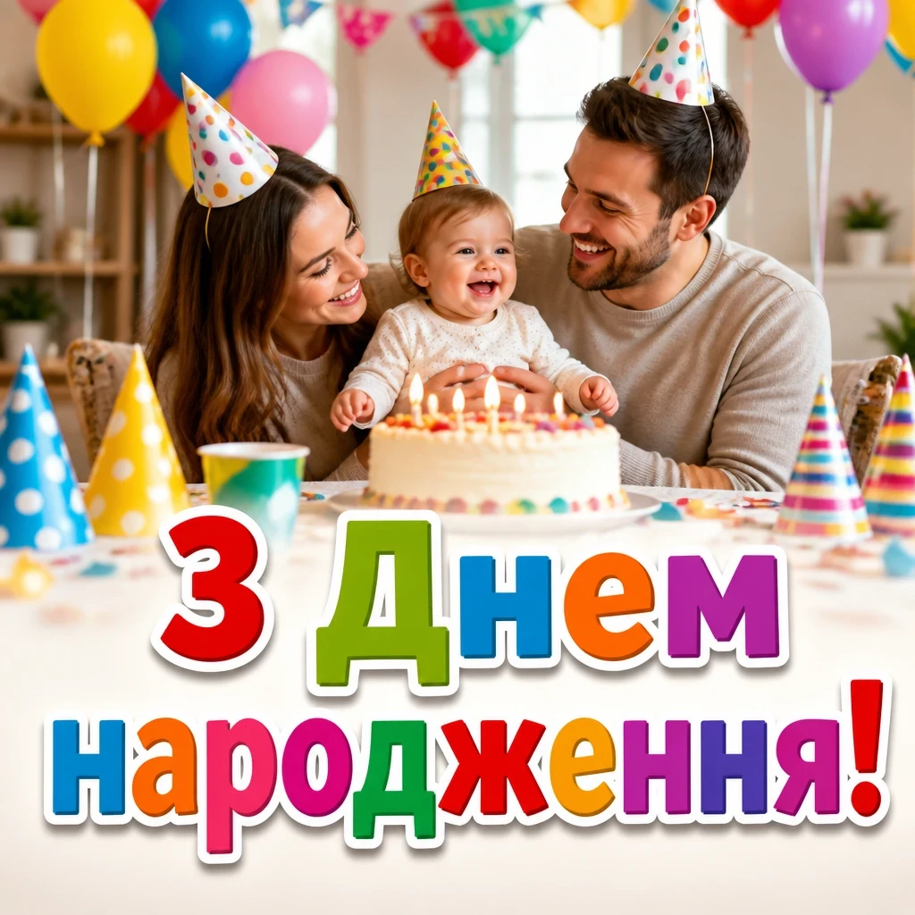 привітання з днем народження дитині