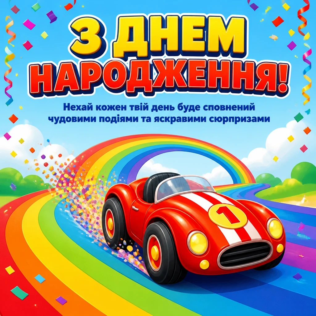 привітання з днем народження дитині