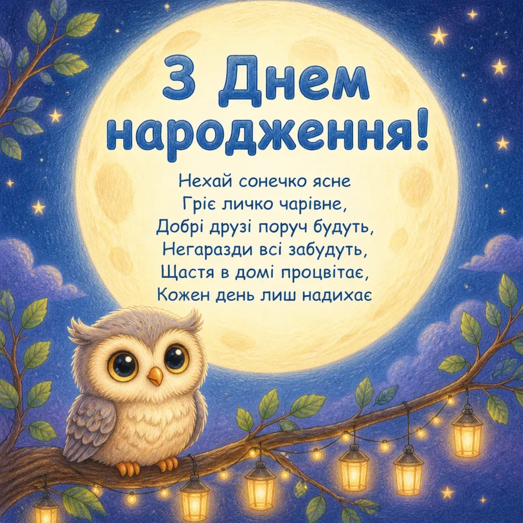 привітання з днем народження дитині
