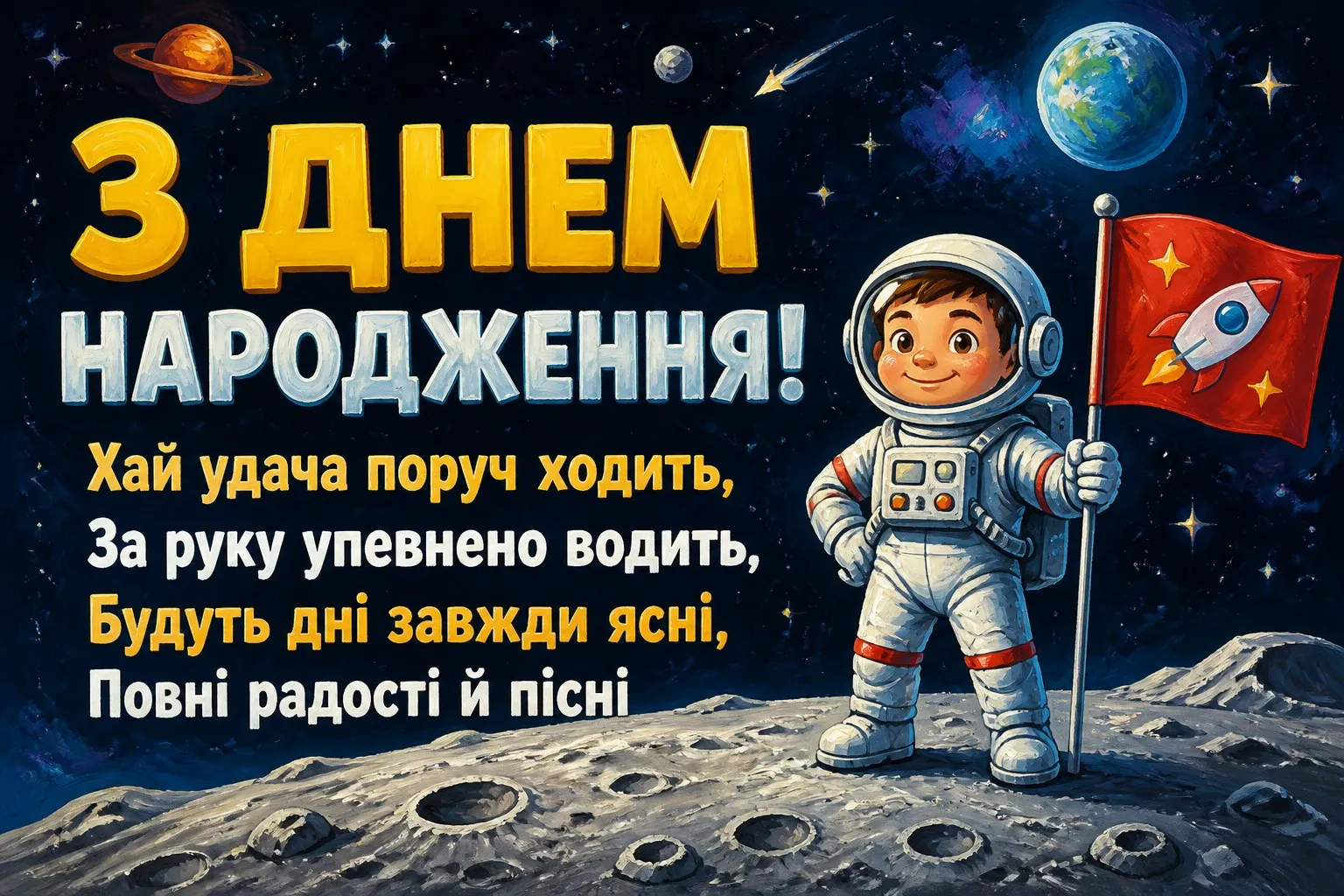 привітання з днем народження дитині