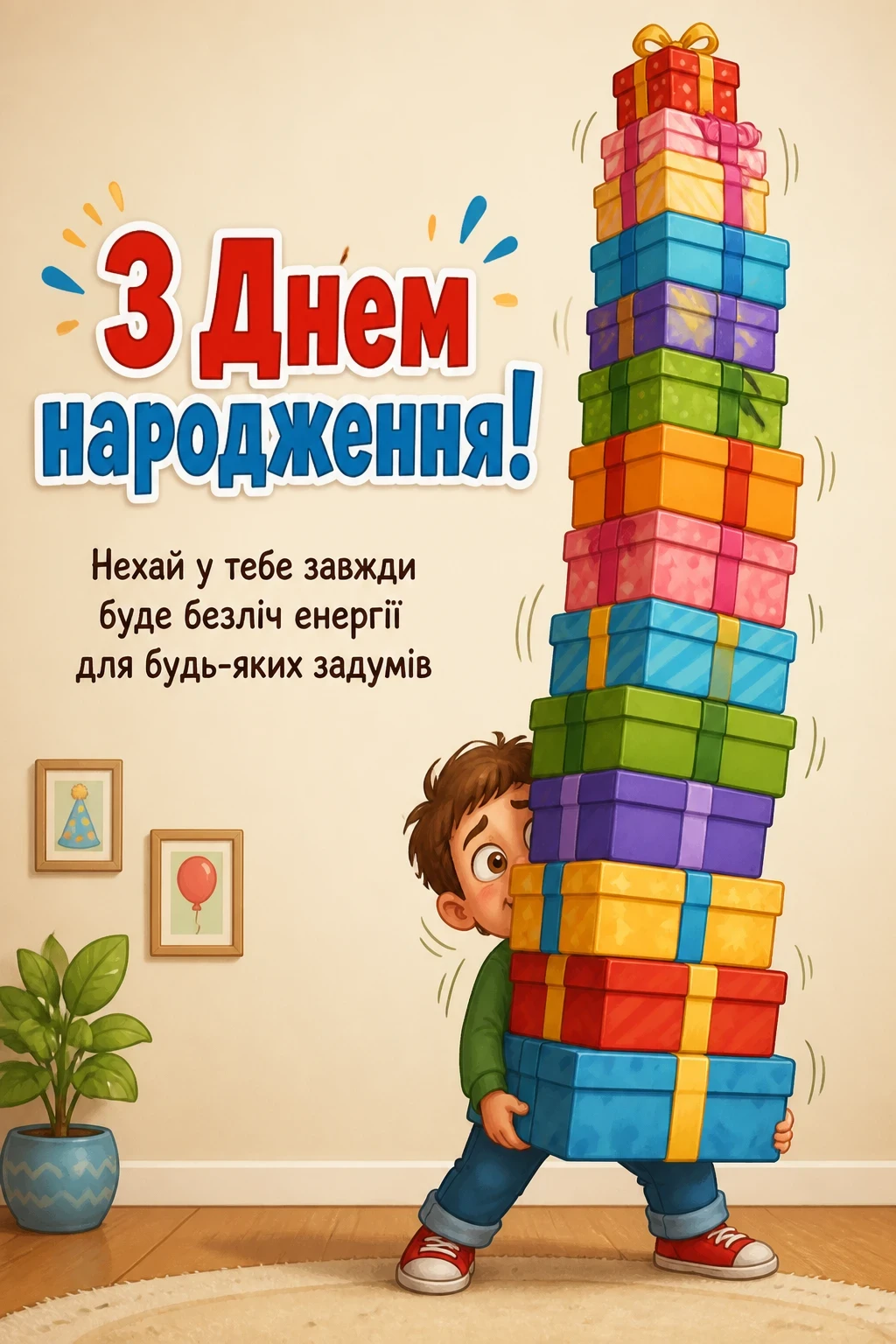 привітання з днем народження дитині