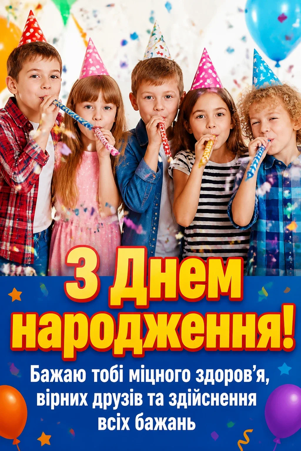 привітання з днем народження дитині