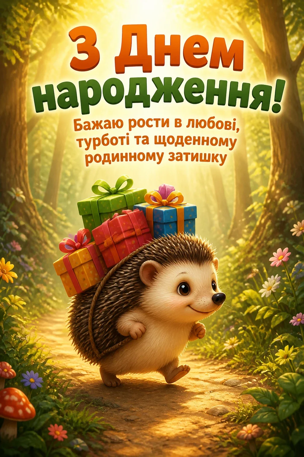 привітання з днем народження дитині