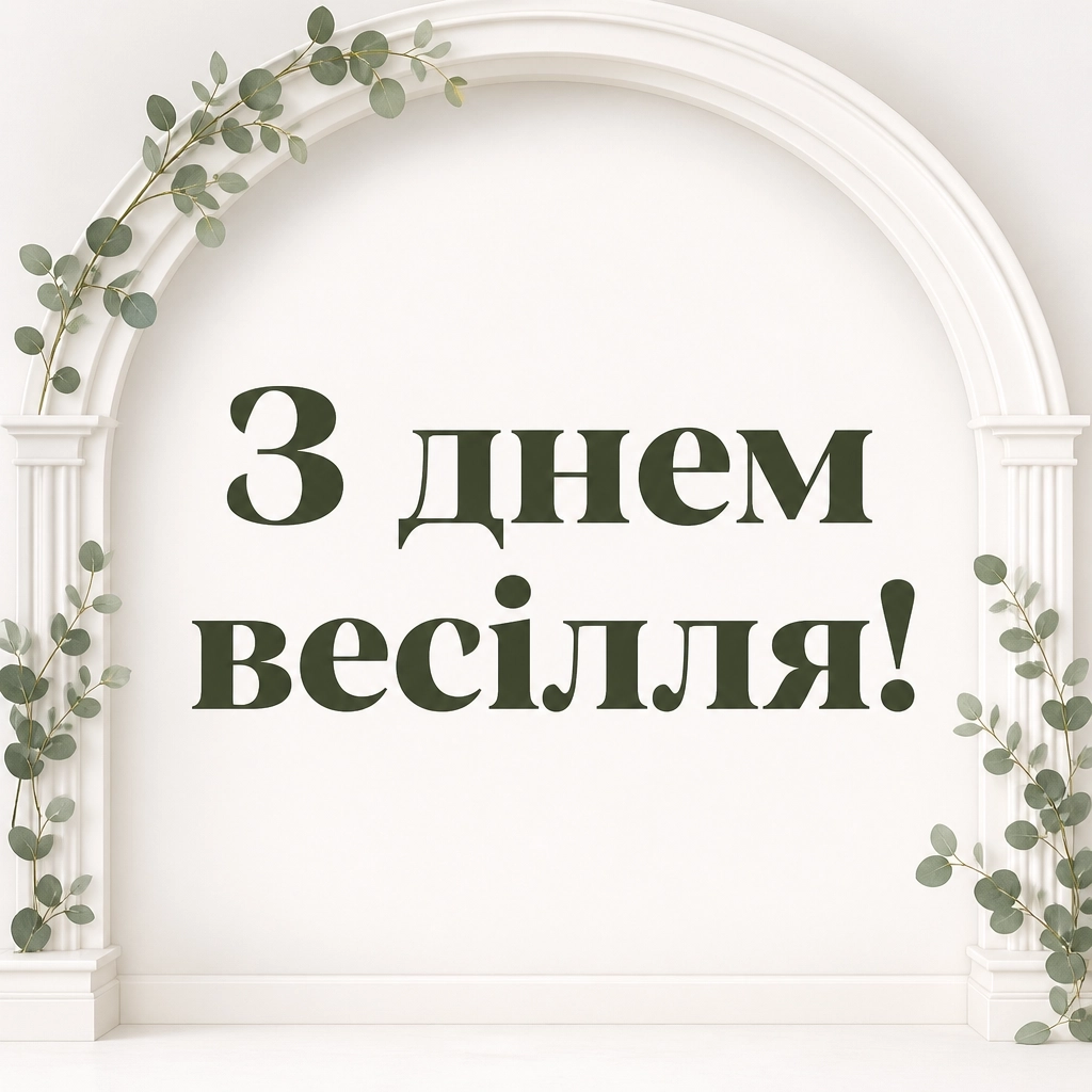 оригінальні привітання з днем весілля