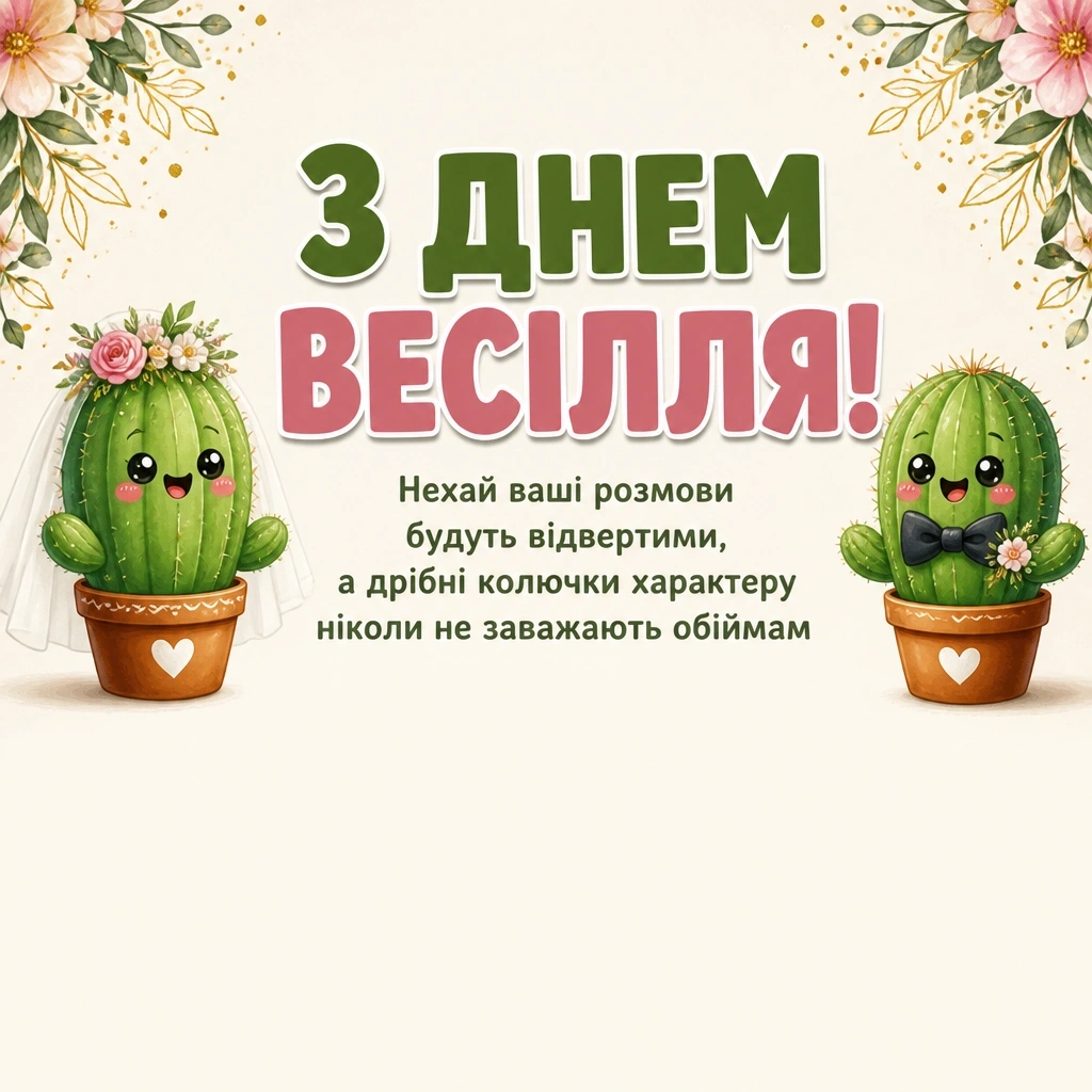 оригінальні привітання з днем весілля