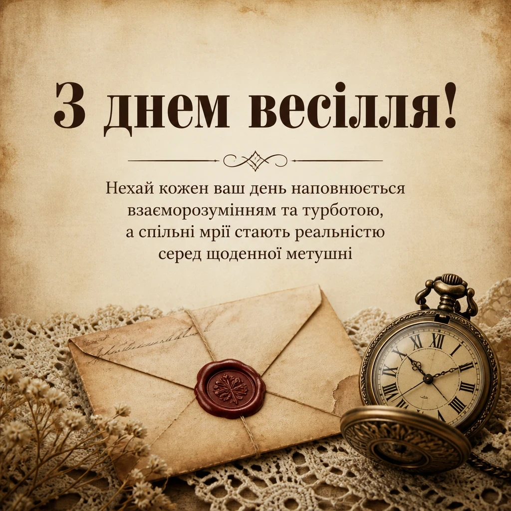 оригінальні привітання з днем весілля