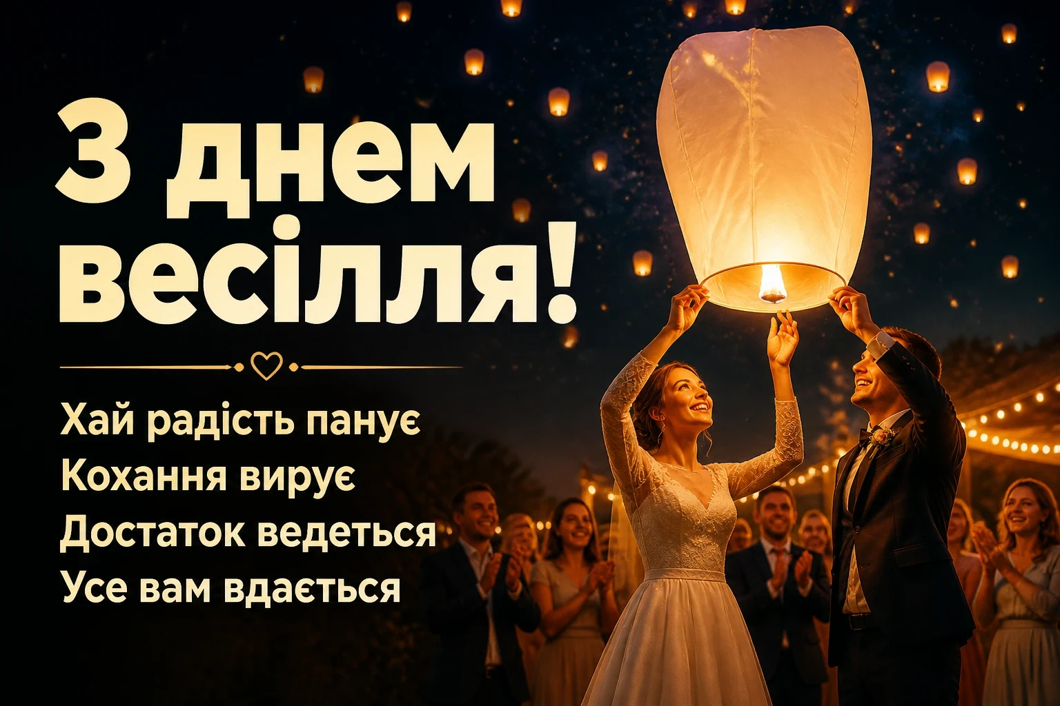 оригінальні привітання з днем весілля