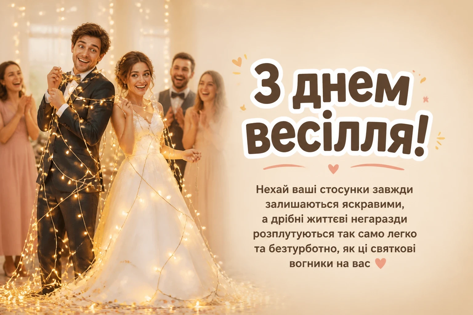 оригінальні привітання з днем весілля