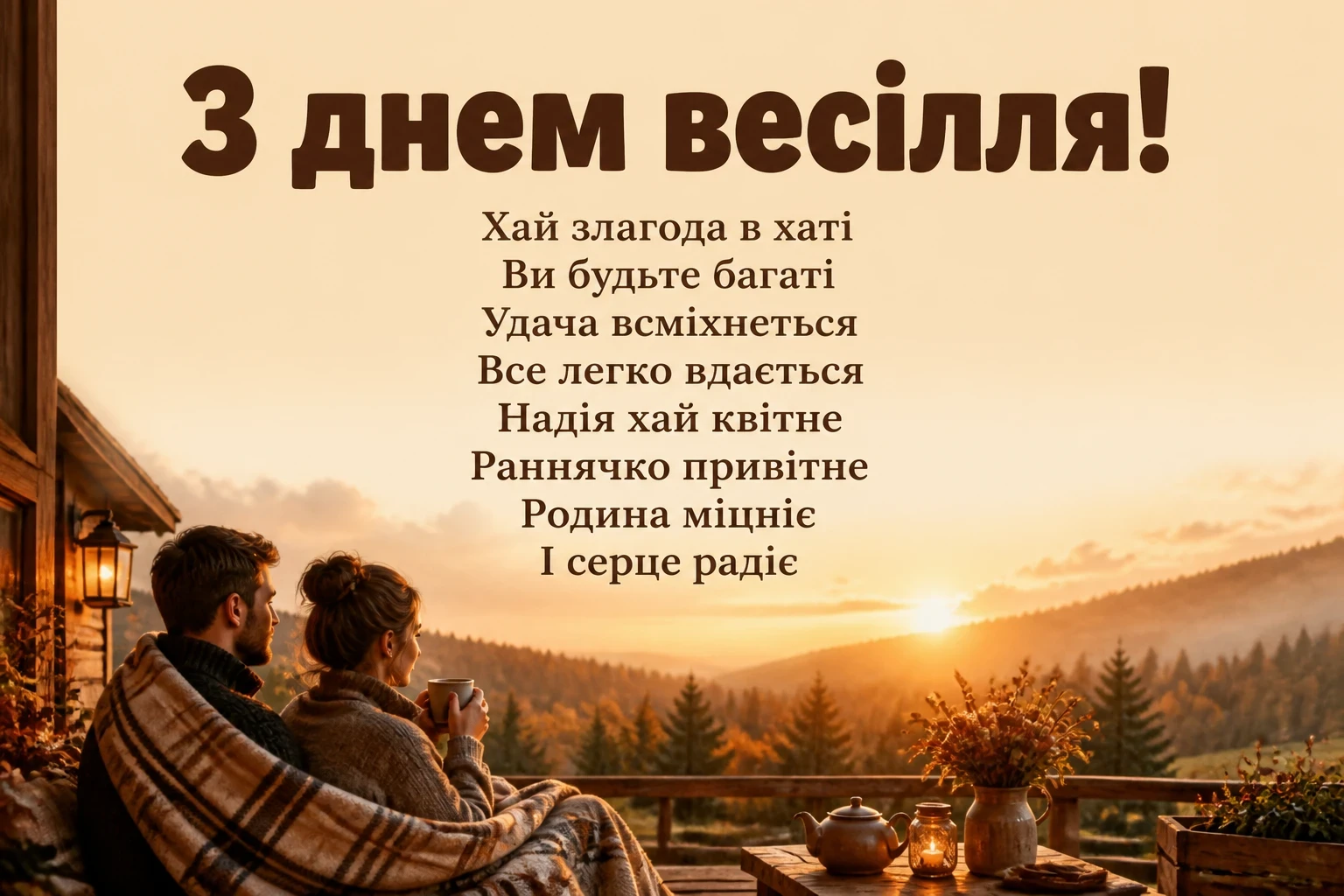 оригінальні привітання з днем весілля