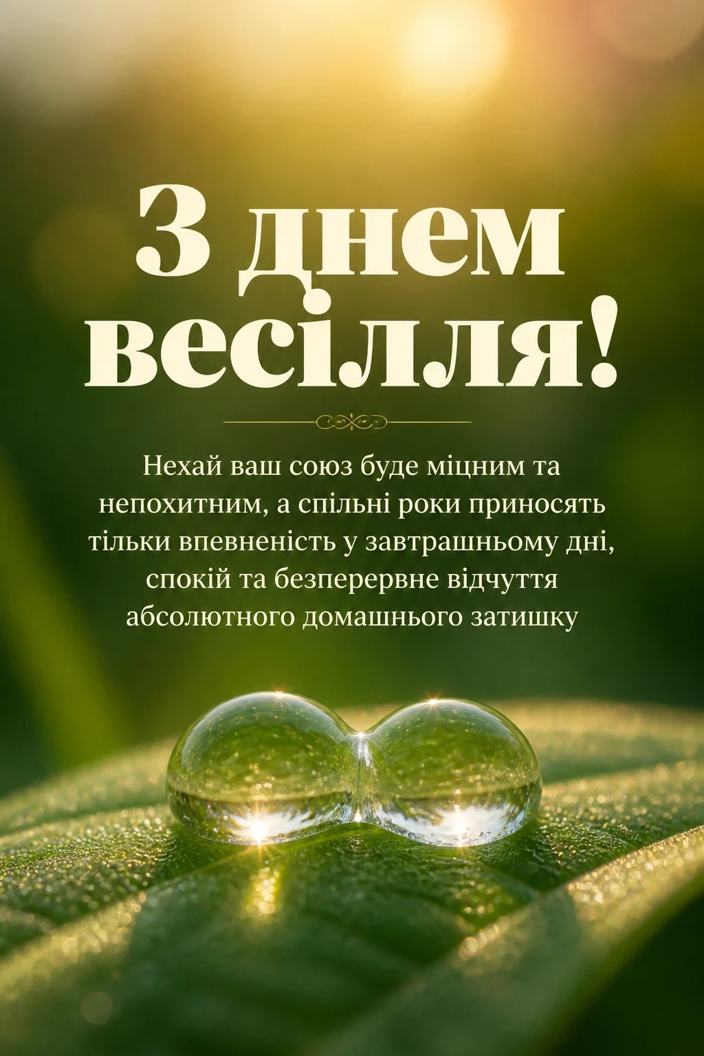 оригінальні привітання з днем весілля