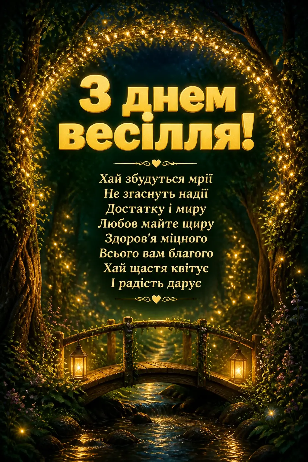 оригінальні привітання з днем весілля