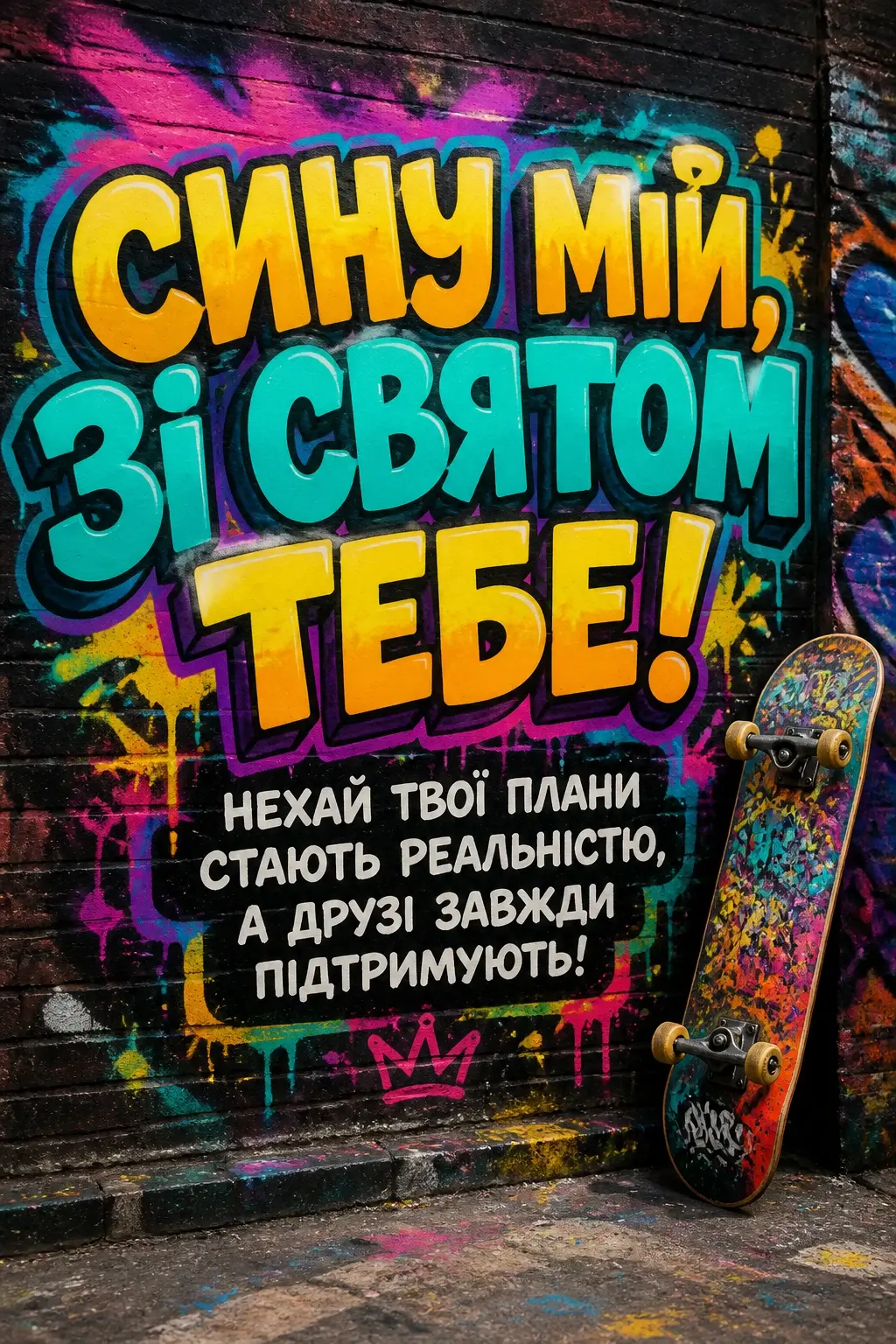 привітання з днем народження сину