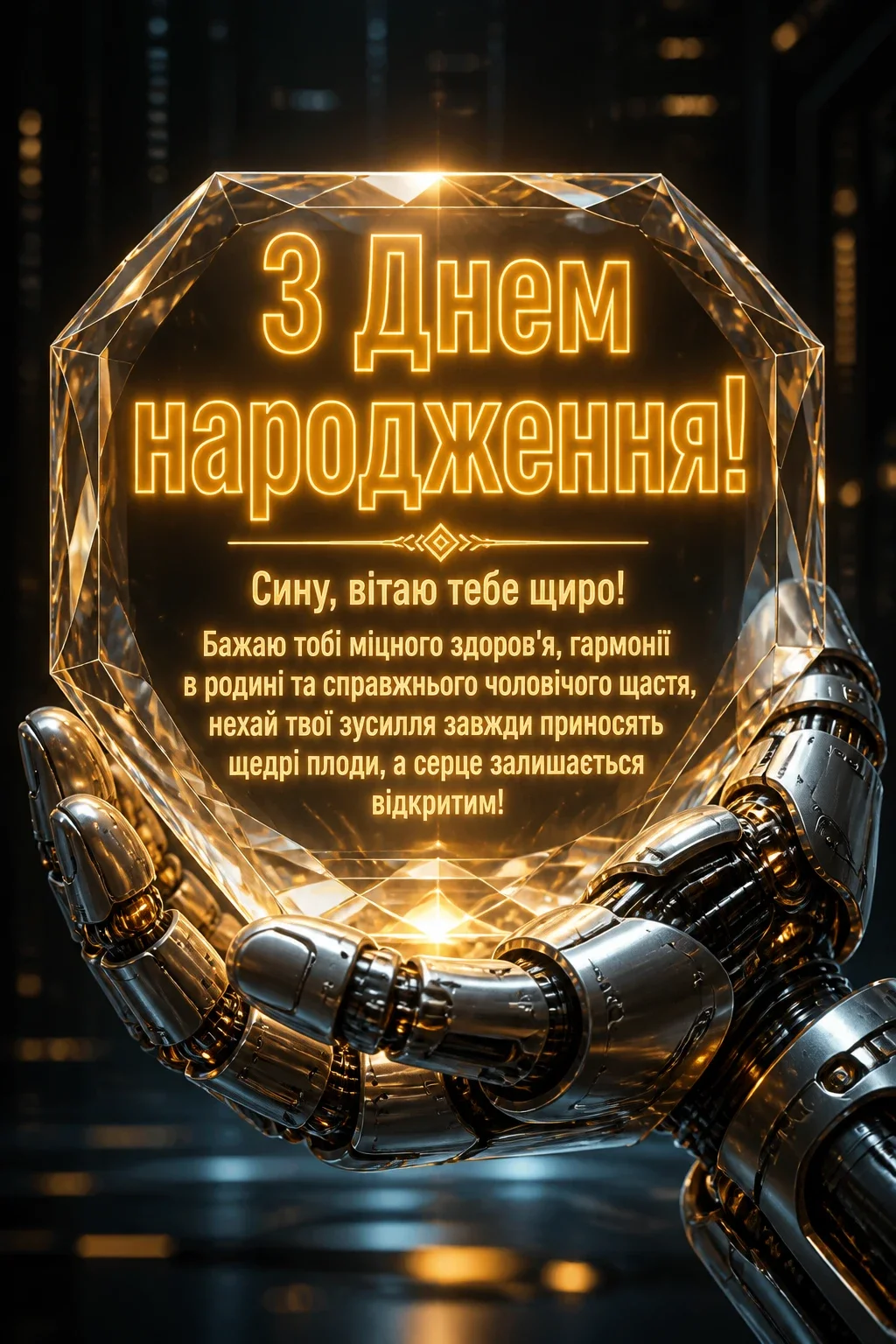 привітання з днем народження сину