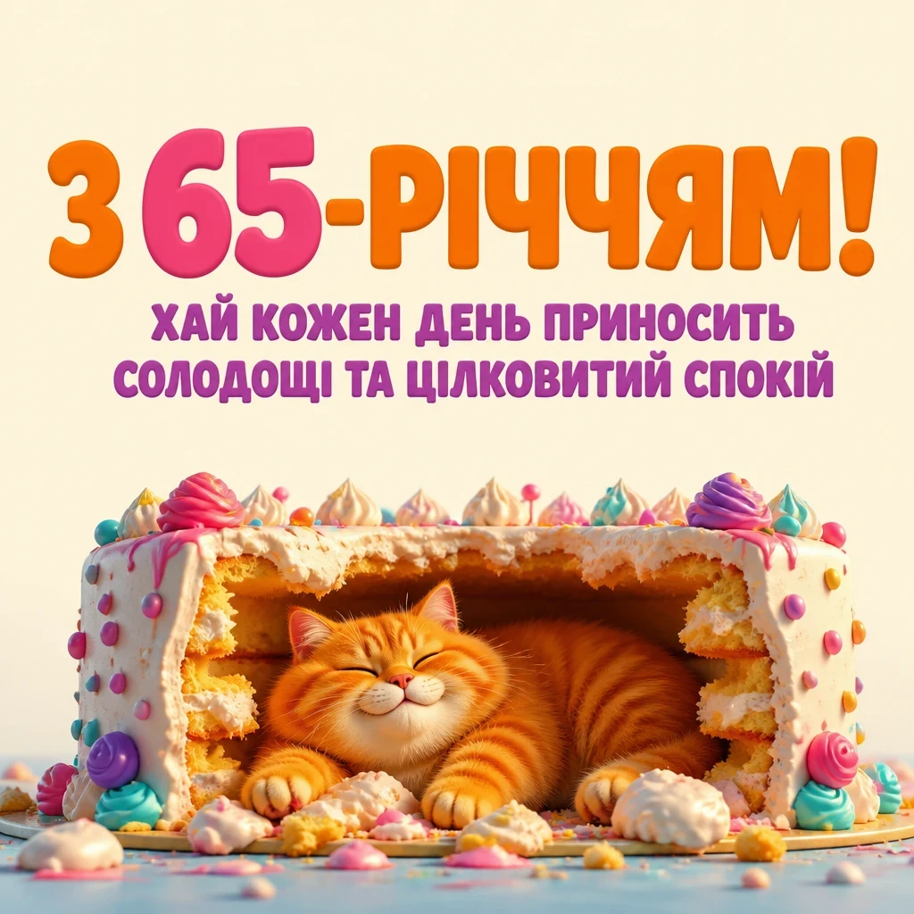 привітання з 65-річчям жінці своїми словами