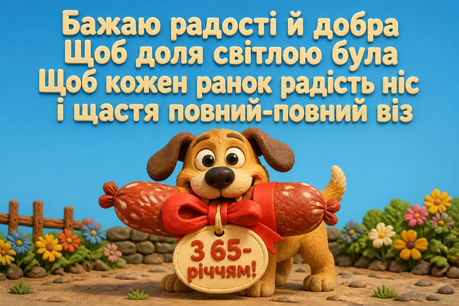 привітання з 65-річчям жінці своїми словами