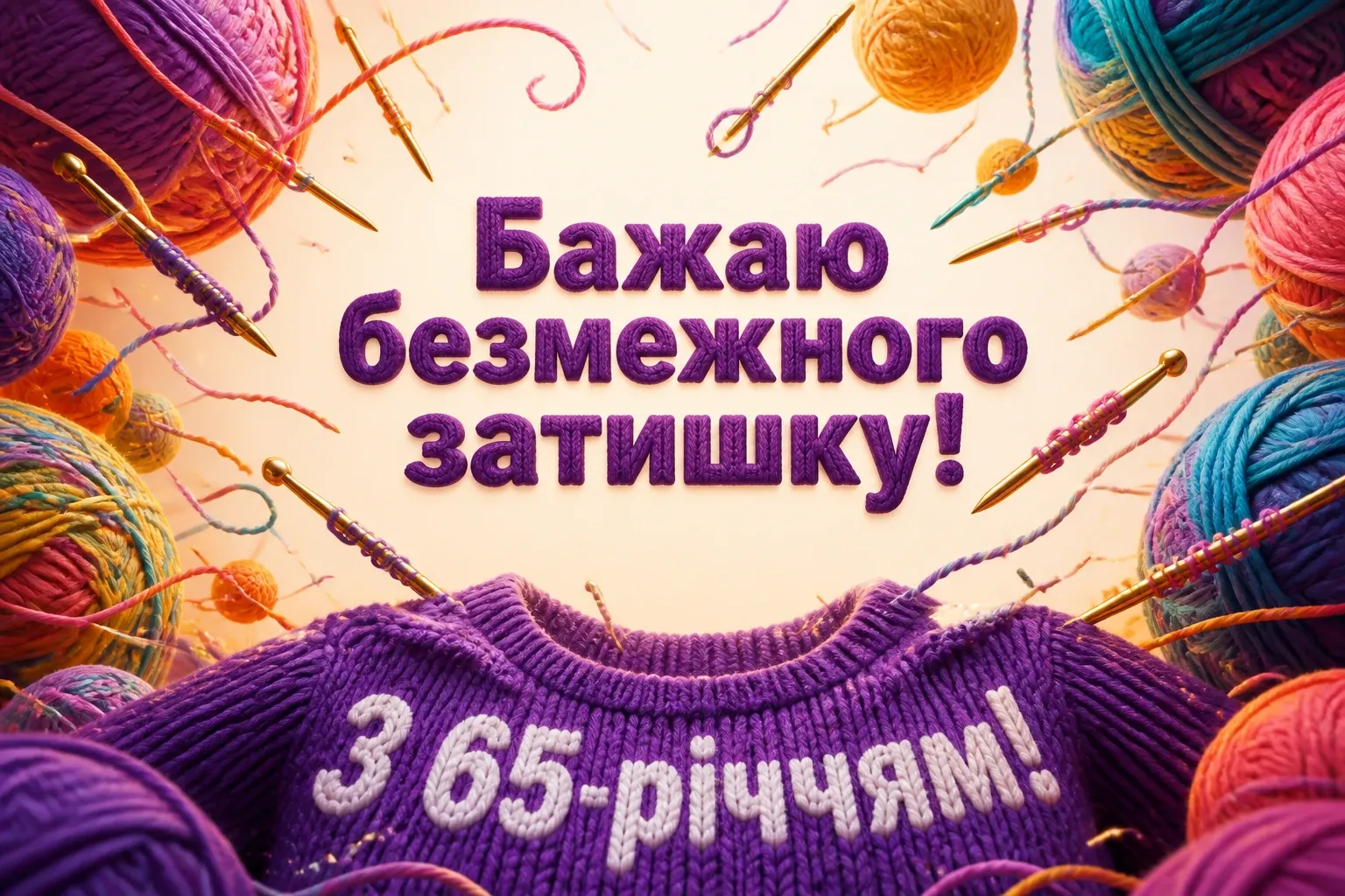 привітання з 65-річчям жінці своїми словами