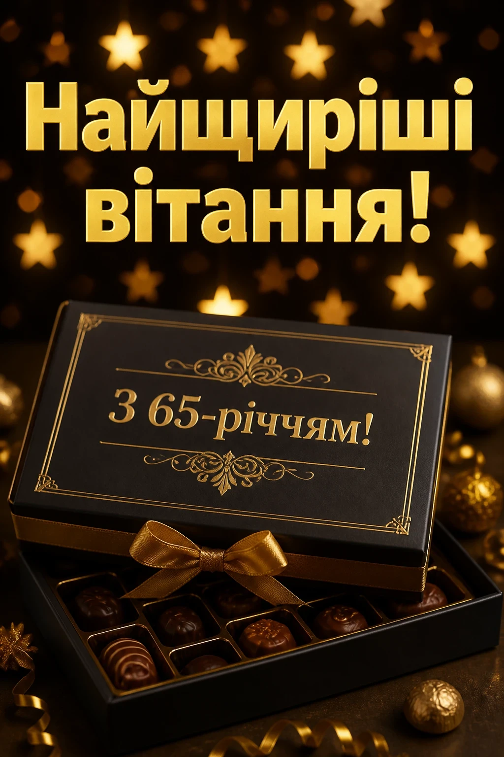 привітання з 65-річчям жінці своїми словами