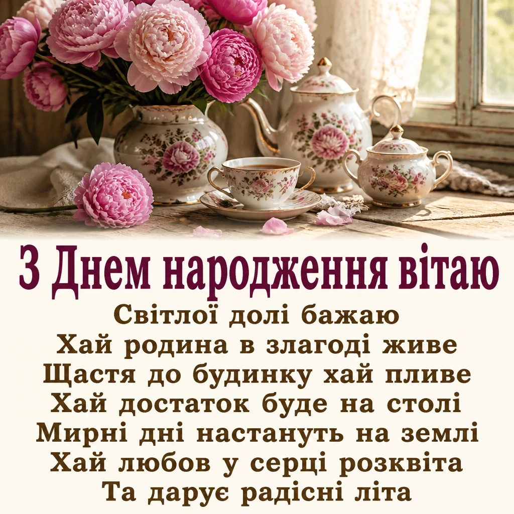 привітання з днем народження для невістки від свекрухи