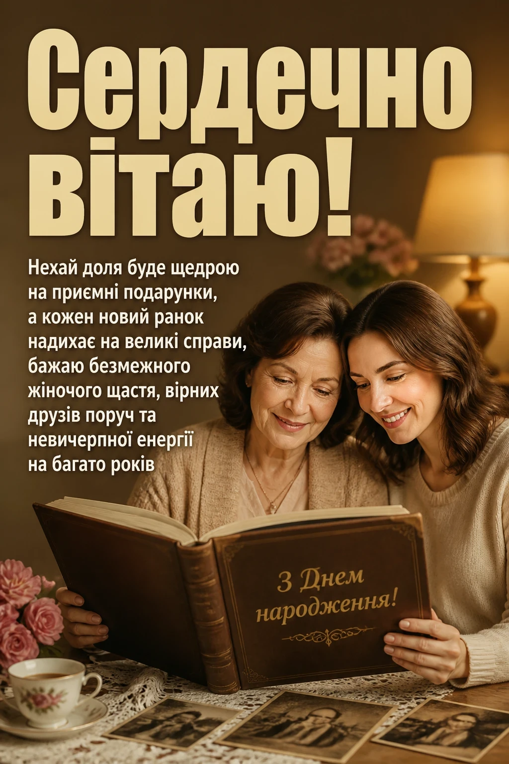 привітання з днем народження для невістки від свекрухи