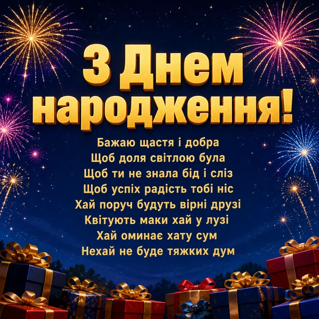 привітання кумі