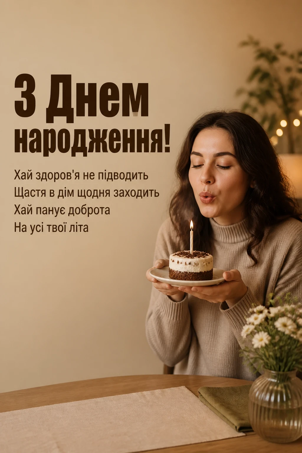привітання кумі