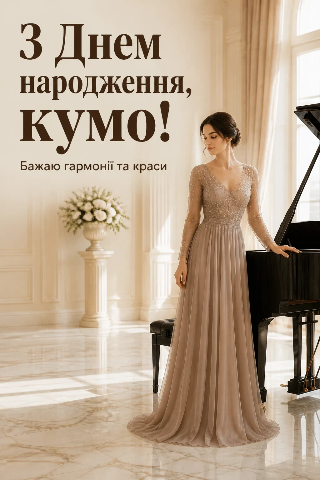 привітання кумі