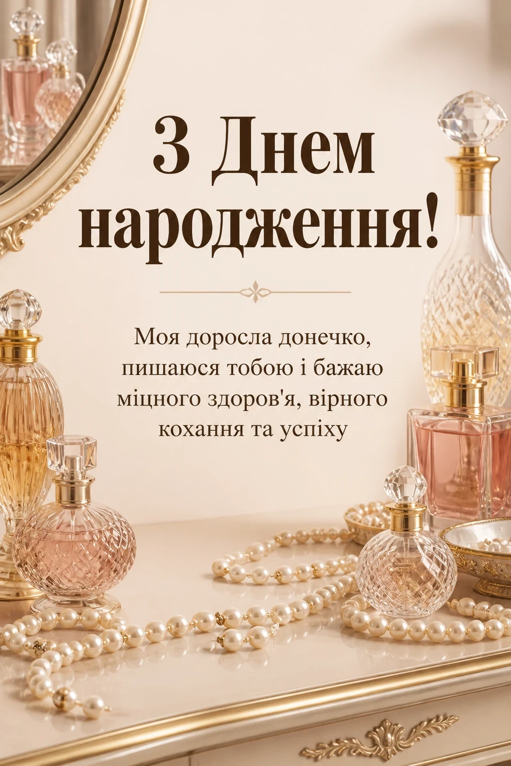 доньці привітання з днем народження для дорослої дочки від мами