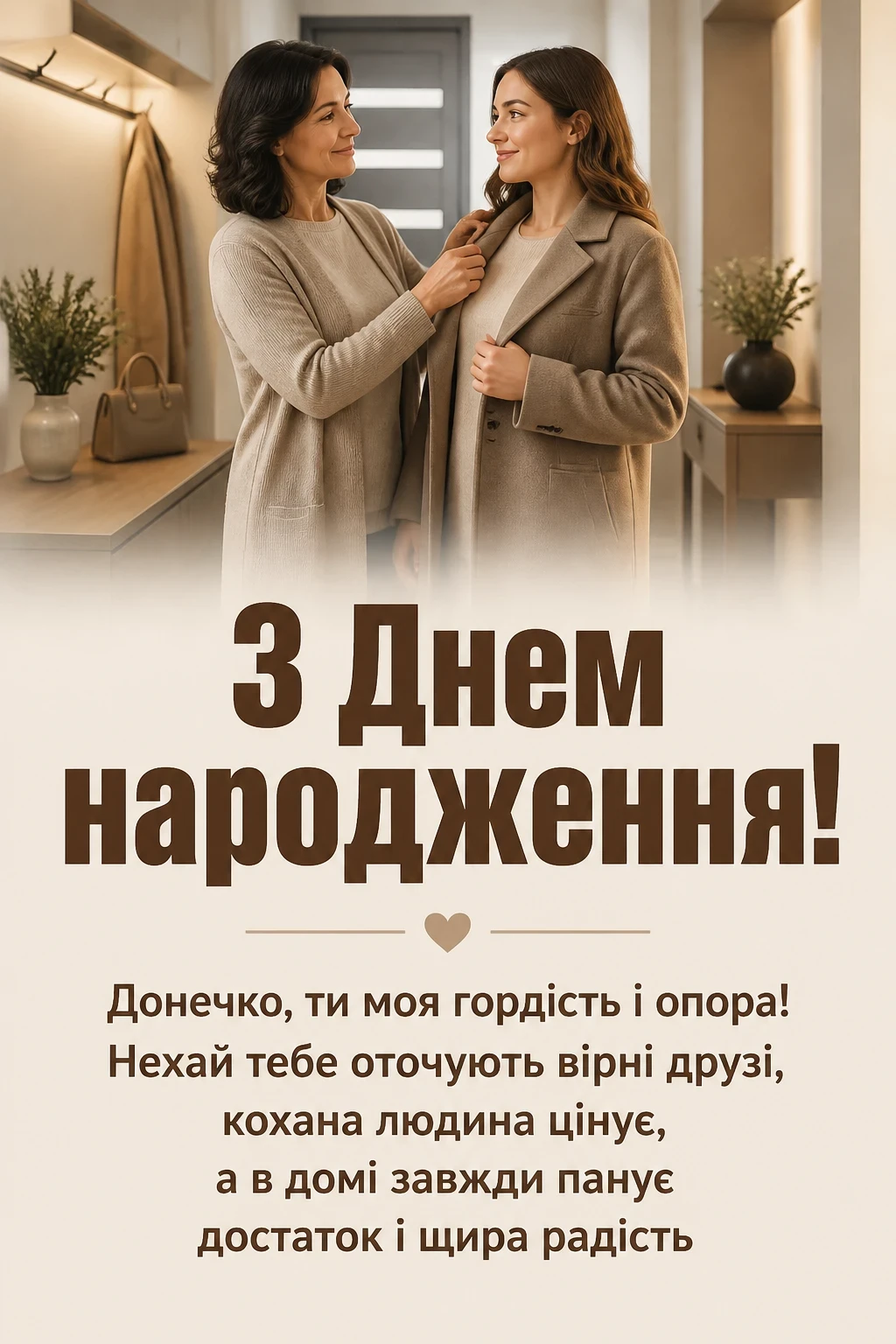 доньці привітання з днем народження для дорослої дочки від мами