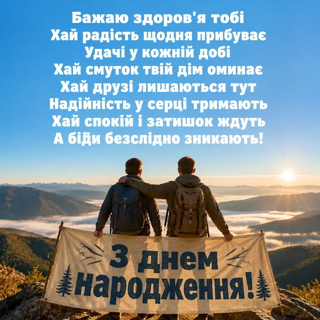 привітання з днем народження товариша