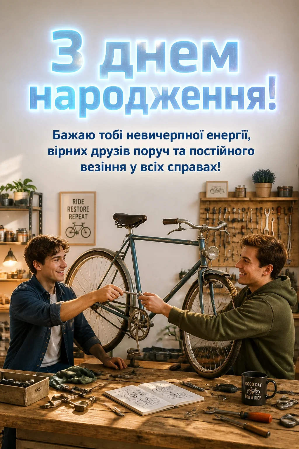 привітання з днем народження товариша