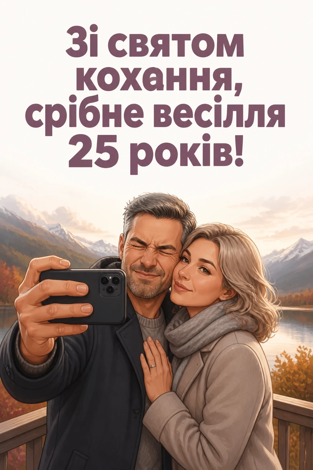 25 років прикольне привітання з срібним весіллям