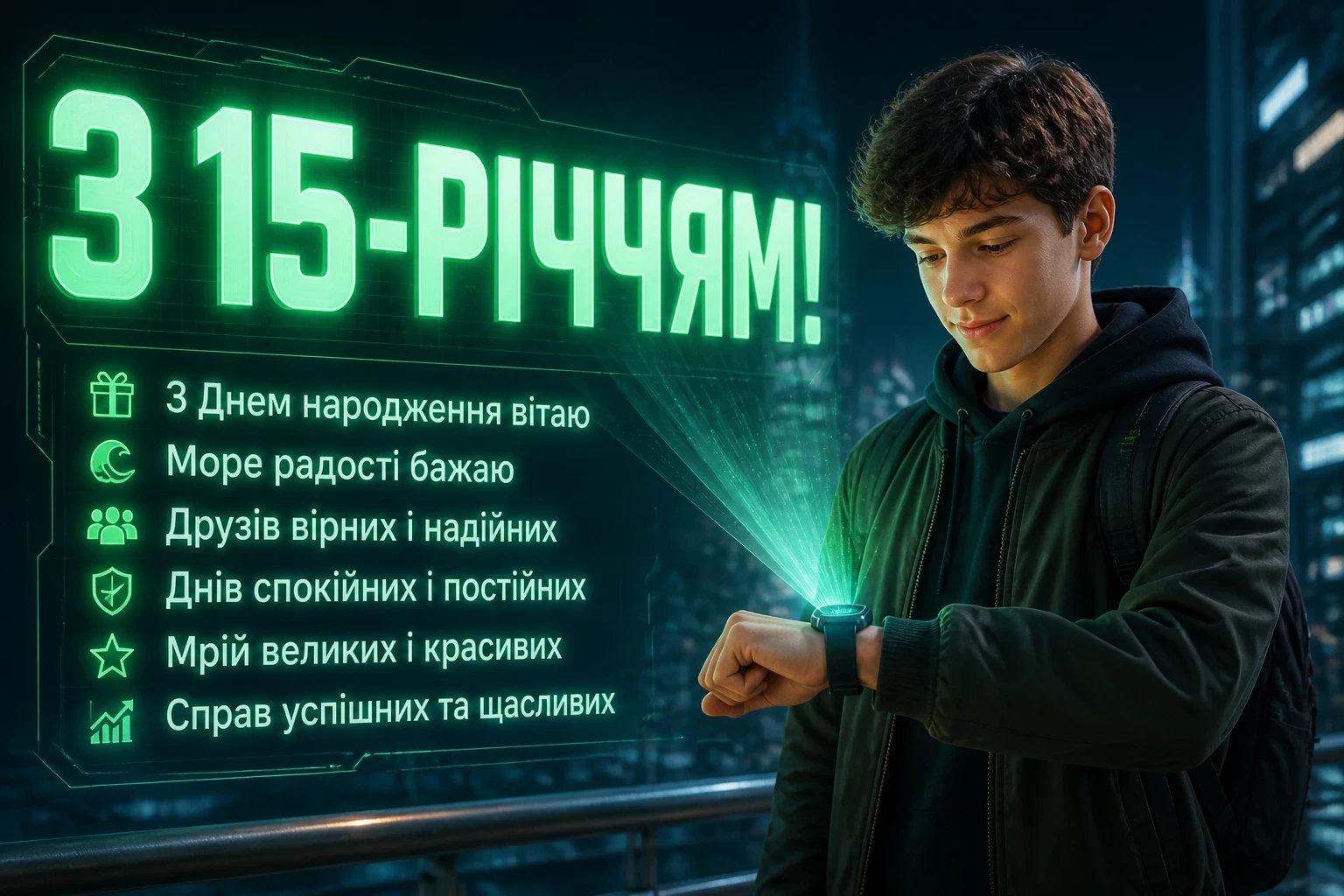 привітання з 15-річчям хлопчика привітання з 15-річчям хлопчика