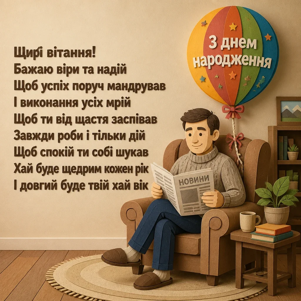 привітання з днем народження дядька своїми словами