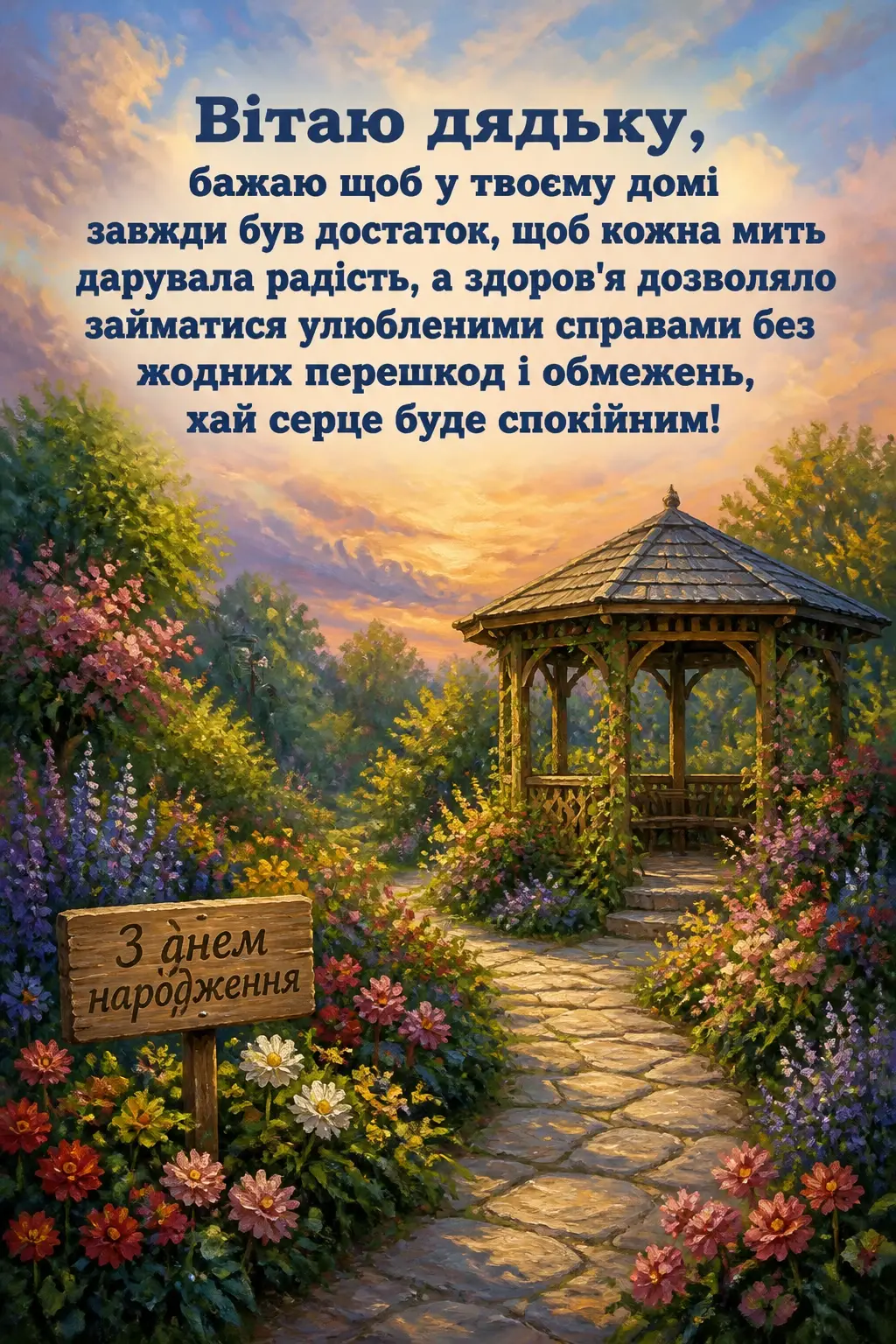 привітання з днем народження дядька своїми словами