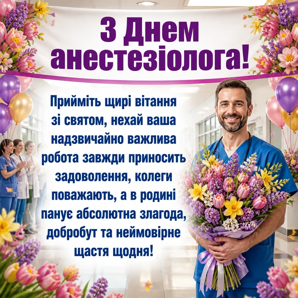 день анестезіолога привітання