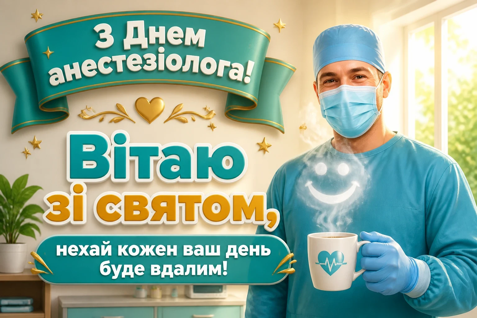день анестезіолога привітання