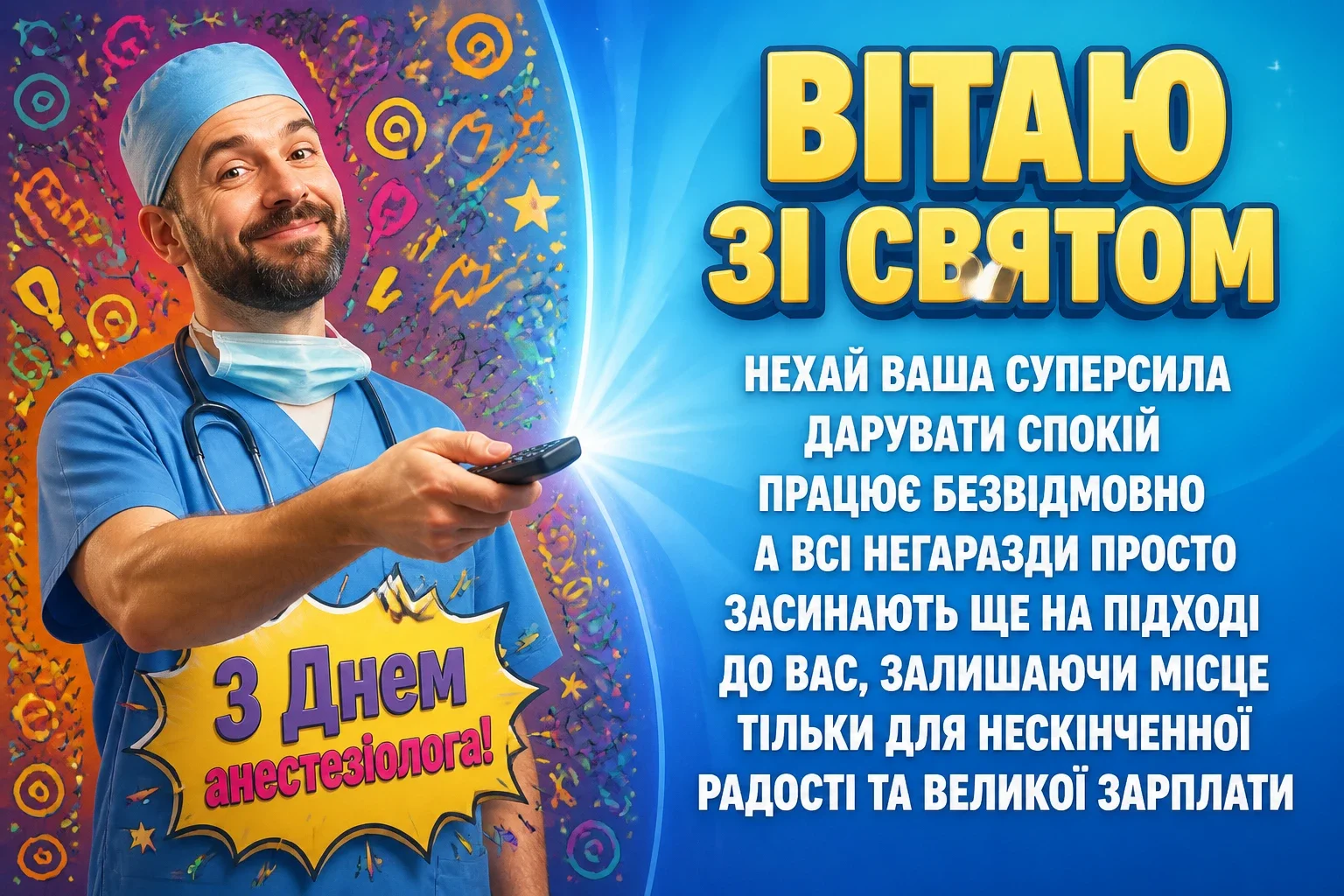 день анестезіолога привітання